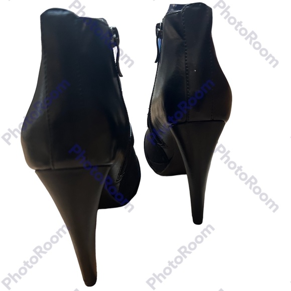 NWT Sam & Libby Kate High Heel Bootie black buckles - Picture 2 of 7